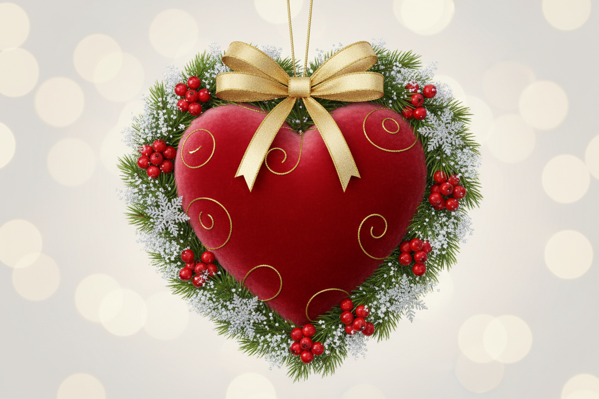 świąteczne serduszko